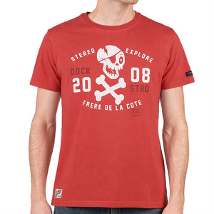 T-shirt STERED Explore Rouge Homme STERED