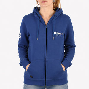Veste Héritage Bleu-pivoine Femme STERED