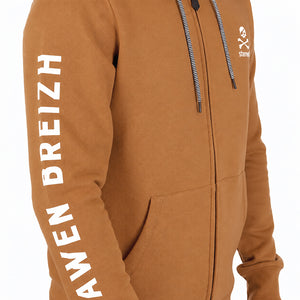 Veste zippées Korser camel