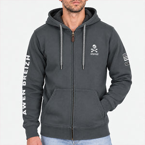 Veste zippées Korser kaki Homme STERED