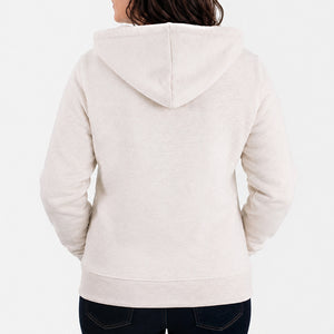 Veste Sherpa Hirondelles Ecru Chiné Femme STERED