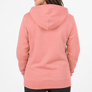 Veste Sherpa Hirondelles Rose Terracotta Femme STERED