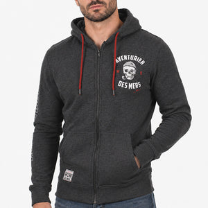 Veste zippée Aventurier des mers anthracite homme STERED