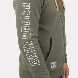 Veste zippée Aventurier des mers kaki 3