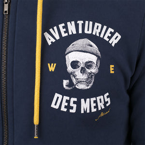 Veste zippée Aventurier des mers marine