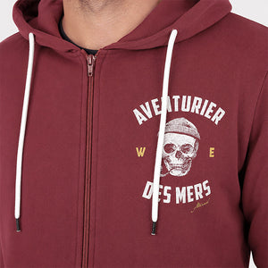 Veste zippée Aventurier des mers rouge oriental 4