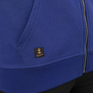 Veste zippée Aventurière Terres Australes Bleu pivoine Femme STERED
